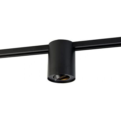 QAZQA Rondoo Up Nero 9,6 cm GU10 Faro a binario QAZQA Rondoo Up Nero 9,6 cm GU10 Faro a binario