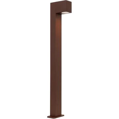 Lámpara de pie industrial exterior QAZQA - Baleno - Aluminio/Vidrio - IP44 Lámpara de pie industrial exterior QAZQA - Baleno - Aluminio/Vidrio - IP44