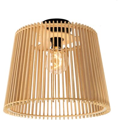 QAZQA Jayla - madera - 40 cm - LED - plafón QAZQA Jayla - madera - 40 cm - LED - plafón