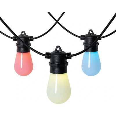 QAZQA - Chill - 15 m - Opal RGBW - Guirnalda LED QAZQA - Chill - 15 m - Opal RGBW - Guirnalda LED