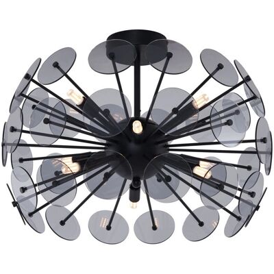 QAZQA Lampe Plafond Art Déco Noire Atomic - Lumière de plafond - Publicité QAZQA Lampe Plafond Art Déco Noire Atomic - Lumière de plafond - Publicité