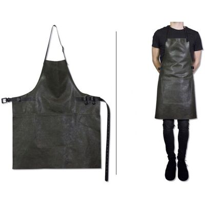 Dutchdeluxes - BBQ Style - Vintage Grey - Leather apron Dutchdeluxes - BBQ Style - Vintage Grey - Leather apron