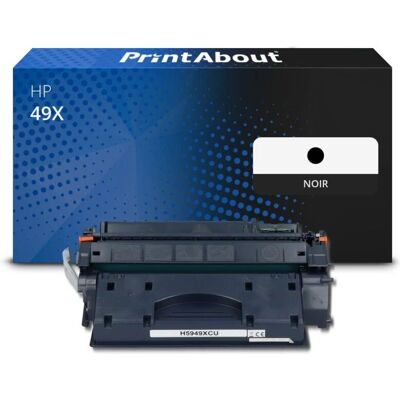 PrintAbout Toner Noir Haute Capacité HP 49X - Imprimante laser - Publicité PrintAbout Toner Noir Haute Capacité HP 49X - Imprimante laser - Publicité