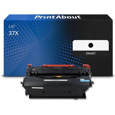 Toner PrintAbout compatible avec HP 37X - Noir - Grande capacité - MFP M631/632/633 - Publicité Toner PrintAbout compatible avec HP 37X - Noir - Grande capacité - MFP M631/632/633 - Publicité