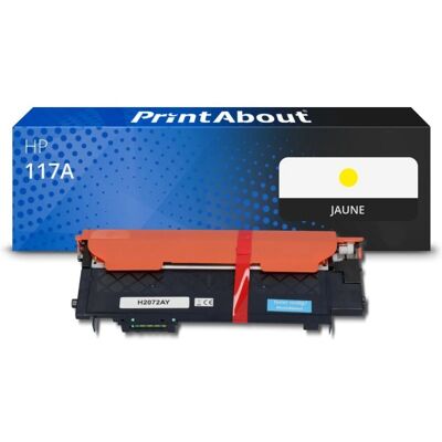PrintAbout PrintAbout HP 117A W2072A Yellow - Toner Cartridge PrintAbout PrintAbout HP 117A W2072A Yellow - Toner Cartridge
