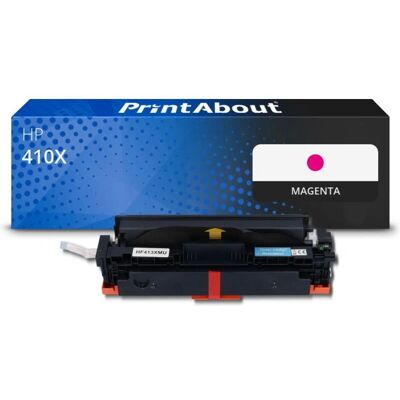 Toner magenta haute capacité PrintAbout HP 410X - Publicité Toner magenta haute capacité PrintAbout HP 410X - Publicité