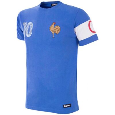 Copa Classics Frankreich Capitaine T-Shirt Blau Large - T-Shirt Copa Classics Frankreich Capitaine T-Shirt Blau Large - T-Shirt