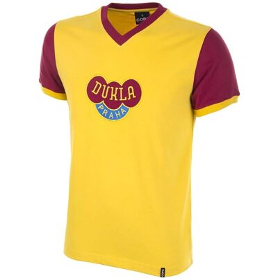 Copa Classics Dukla Prag 1960er Jahre Retro Fußballtrikot - Gelb - Männlich - Medium Copa Classics Dukla Prag 1960er Jahre Retro Fußballtrikot - Gelb - Männlich - Medium