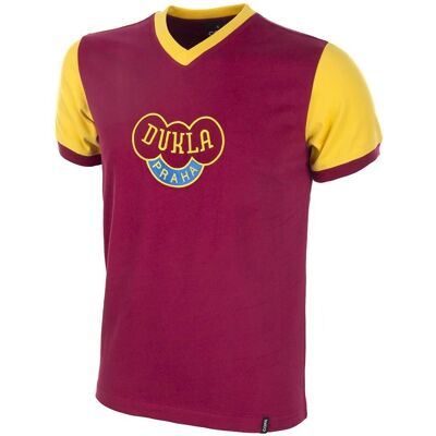 Copa Football Dukla Prag 1960er Rot Gelb Herren - Fußball T-Shirt Copa Football Dukla Prag 1960er Rot Gelb Herren - Fußball T-Shirt
