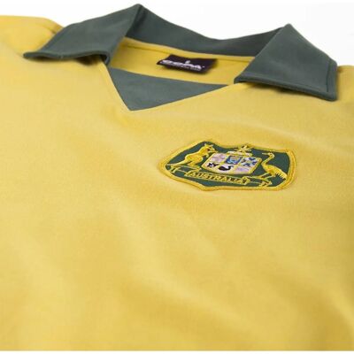 Copa Classics Australien 1974 Retro Fußballshirt - Gelb - Klein - Sportbekleidung Copa Classics Australien 1974 Retro Fußballshirt - Gelb - Klein - Sportbekleidung