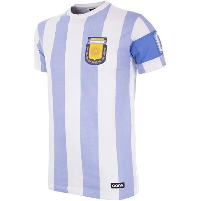 Copa Classics Argentinien Capitano T-Shirt Weiß XL Erwachsene - T-Shirt Copa Classics Argentinien Capitano T-Shirt Weiß XL Erwachsene - T-Shirt