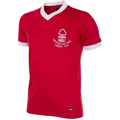 Copa Classics Nottingham Forest Finale de la Coupe d'Europe 1979 Maillot de Football Rétro - Rouge - XXL - Publicité Copa Classics Nottingham Forest Finale de la Coupe d'Europe 1979 Maillot de Football Rétro - Rouge - XXL - Publicité