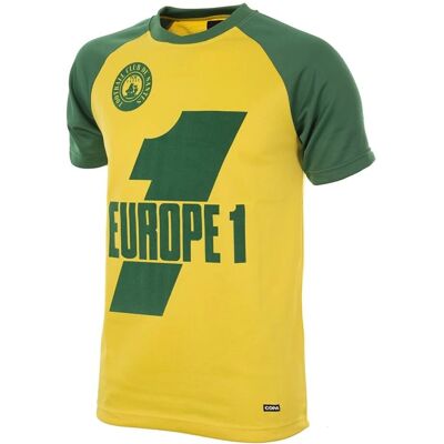 Copa Classics Maillot de football rétro FC Nantes 1978 - 79 - Vert - Publicité Copa Classics Maillot de football rétro FC Nantes 1978 - 79 - Vert - Publicité