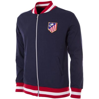 Atlético Madrid Blaue Retro-Fußballjacke 2XL - Jacke Atlético Madrid Blaue Retro-Fußballjacke 2XL - Jacke