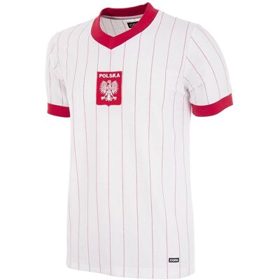 T-Shirt rétro COPA FOOTBALL Pologne 1982 - V-Neck - Publicité T-Shirt rétro COPA FOOTBALL Pologne 1982 - V-Neck - Publicité