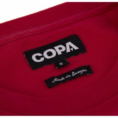 COPA FOOTBALL Rote Baumwolle S T-Shirt - Fußball T-Shirt COPA FOOTBALL Rote Baumwolle S T-Shirt - Fußball T-Shirt