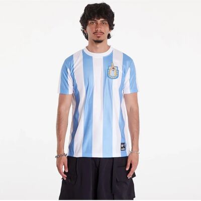 COPA Maradona 1986 Retro Fußballshirt - Weiß/Blau XXL COPA Maradona 1986 Retro Fußballshirt - Weiß/Blau XXL