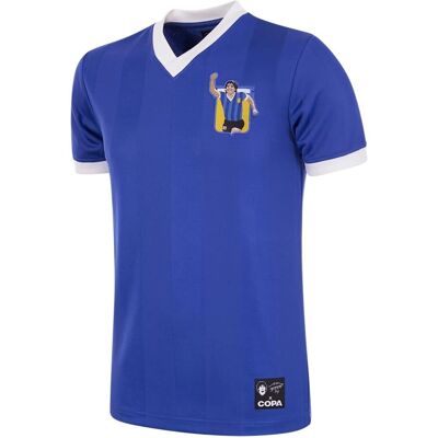 Marke Modell - Blaue Fußball T-Shirt für Männer - Fanbekleidung Marke Modell - Blaue Fußball T-Shirt für Männer - Fanbekleidung