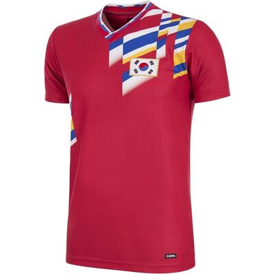 Copa Classics Südkorea 1994 Retro Fußballtrikot - Team Südkorea, Rot, XXL Copa Classics Südkorea 1994 Retro Fußballtrikot - Team Südkorea, Rot, XXL