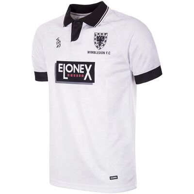 COPA Wimbledon FC 1994-95 Away Retro Fußballshirt - Weiß - Unisex S COPA Wimbledon FC 1994-95 Away Retro Fußballshirt - Weiß - Unisex S