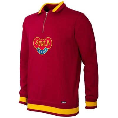 Dukla Praga Rote Retro-Fußballtrikot - Sportbekleidung Dukla Praga Rote Retro-Fußballtrikot - Sportbekleidung