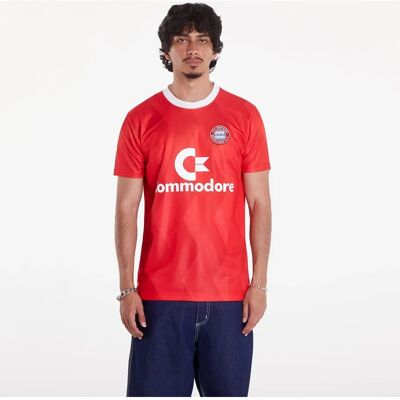 FC Bayern München 1988-89 Retro Trikot - Unisex Rot XL FC Bayern München 1988-89 Retro Trikot - Unisex Rot XL