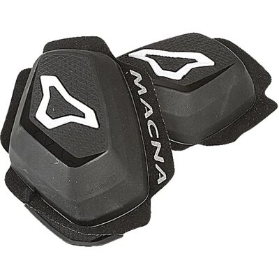 Macna Pro Nero Bianco Knie Slider - Motorr bescherming Macna Pro Nero Bianco Knie Slider - Motorr bescherming