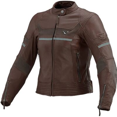 Chaqueta de cuero para moto Macna Daisy - Marrón - Mujer Chaqueta de cuero para moto Macna Daisy - Marrón - Mujer