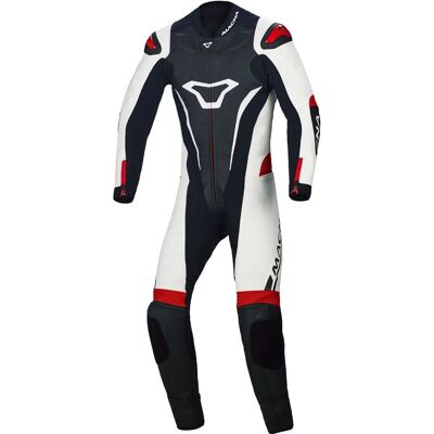 Tuta in pelle da moto Macna Junior - Nero, Bianco, Rosso - Tuta Moto Tuta in pelle da moto Macna Junior - Nero, Bianco, Rosso - Tuta Moto