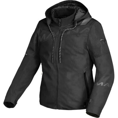 Veste textile moto imperméable Racoon de Macna - Noir - XL - Publicité Veste textile moto imperméable Racoon de Macna - Noir - XL - Publicité