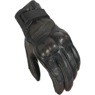 Guantes de Moto de Cuero Bold de Macna - Negro/Marrón Guantes de Moto de Cuero Bold de Macna - Negro/Marrón