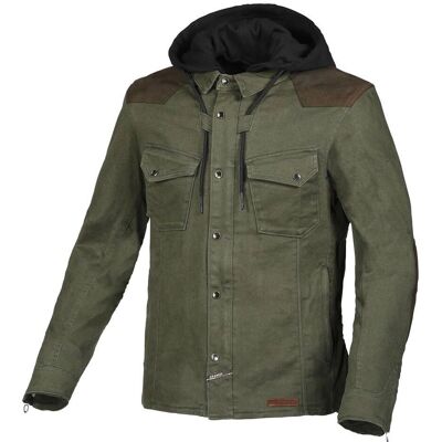 Chaqueta textil de motocicleta verde Macna Inland - Chaqueta de moto Chaqueta textil de motocicleta verde Macna Inland - Chaqueta de moto