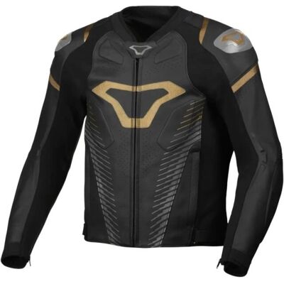 Macna Tronniq Veste in pelle da moto - Nero Oro - Unisex Macna Tronniq Veste in pelle da moto - Nero Oro - Unisex