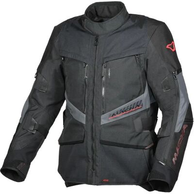 Macna Domane Wasserdichte Motorrad Textiljacke - Schwarz - L Macna Domane Wasserdichte Motorrad Textiljacke - Schwarz - L