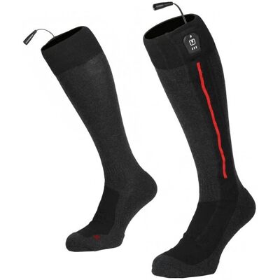 Macna Lava 2.0 oppvarmede sokker - Svart Rød - Størrelse 37-40 Macna Lava 2.0 oppvarmede sokker - Svart Rød - Størrelse 37-40
