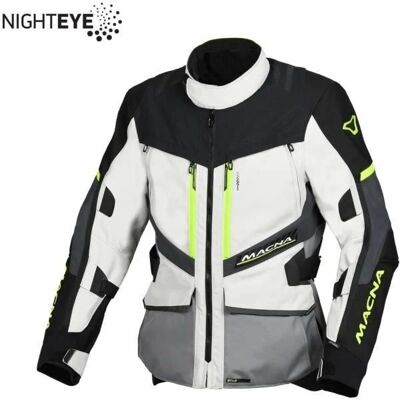 Veste de Pluie Macna Moto - Jaune, L, Réfléchissante, Imperméable - Publicité Veste de Pluie Macna Moto - Jaune, L, Réfléchissante, Imperméable - Publicité