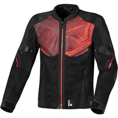 Macna Foxter Giacca tessile da moto - Rosso - Protezioni CE livello 1 - Abbigliamento estivo Macna Foxter Giacca tessile da moto - Rosso - Protezioni CE livello 1 - Abbigliamento estivo