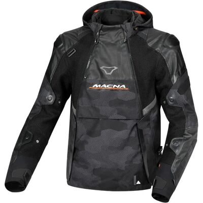 Macna Bradical Camo Giacca tessile impermeabile per moto - L Macna Bradical Camo Giacca tessile impermeabile per moto - L