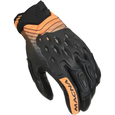 Guanti da moto Macna Tanami - Nero Arancione - S - Unisex Guanti da moto Macna Tanami - Nero Arancione - S - Unisex