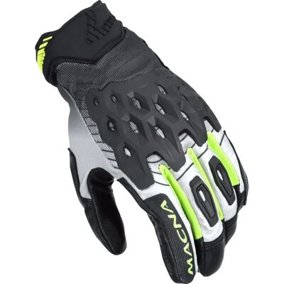 Guantes de Moto Macna Tanami - Negro-Gris-Amarillo Fluo - 3XL Guantes de Moto Macna Tanami - Negro-Gris-Amarillo Fluo - 3XL
