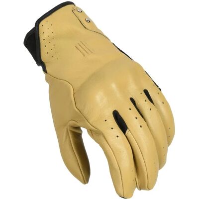 Gants de moto perforés Macna Rouge - Beige - XS Gants de moto perforés Macna Rouge - Beige - XS