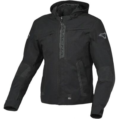 Macna Riggor Veste textile de moto imperméable Noir taille : L - Publicité Macna Riggor Veste textile de moto imperméable Noir taille : L - Publicité