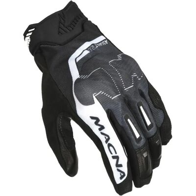 Gants Moto Macna Assault 2.0 Noir-Gris-Blanc - 3XL Gants Moto Macna Assault 2.0 Noir-Gris-Blanc - 3XL
