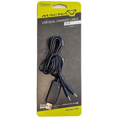 Chargeur double USB Macna 7,4V - Publicité Chargeur double USB Macna 7,4V - Publicité