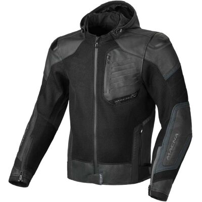 Chaqueta de cuero y malla Macna Risant - Moto Urbana Chaqueta de cuero y malla Macna Risant - Moto Urbana