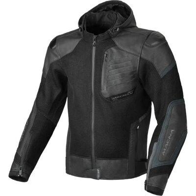 Veste en Cuir et Mesh Macna Risant - Équipement Moto - Publicité Veste en Cuir et Mesh Macna Risant - Équipement Moto - Publicité