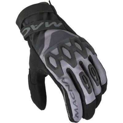 Macna Zairon Motorcycle Gloves - Black Gray - M - Sport Macna Zairon Motorcycle Gloves - Black Gray - M - Sport