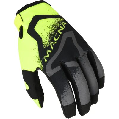 Macna Backyard-1 Nero Giallo Motorcycle Gloves - Enduro Macna Backyard-1 Nero Giallo Motorcycle Gloves - Enduro