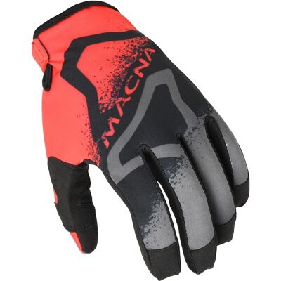 Guantes de Motocross Macna Backyard-1 - Rojo Gris Negro Guantes de Motocross Macna Backyard-1 - Rojo Gris Negro