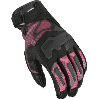 Macna Haros 2.0 Motorcycle Gloves - Adventure Tour - Black Red Pink - Motorcycle Gloves Macna Haros 2.0 Motorcycle Gloves - Adventure Tour - Black Red Pink - Motorcycle Gloves
